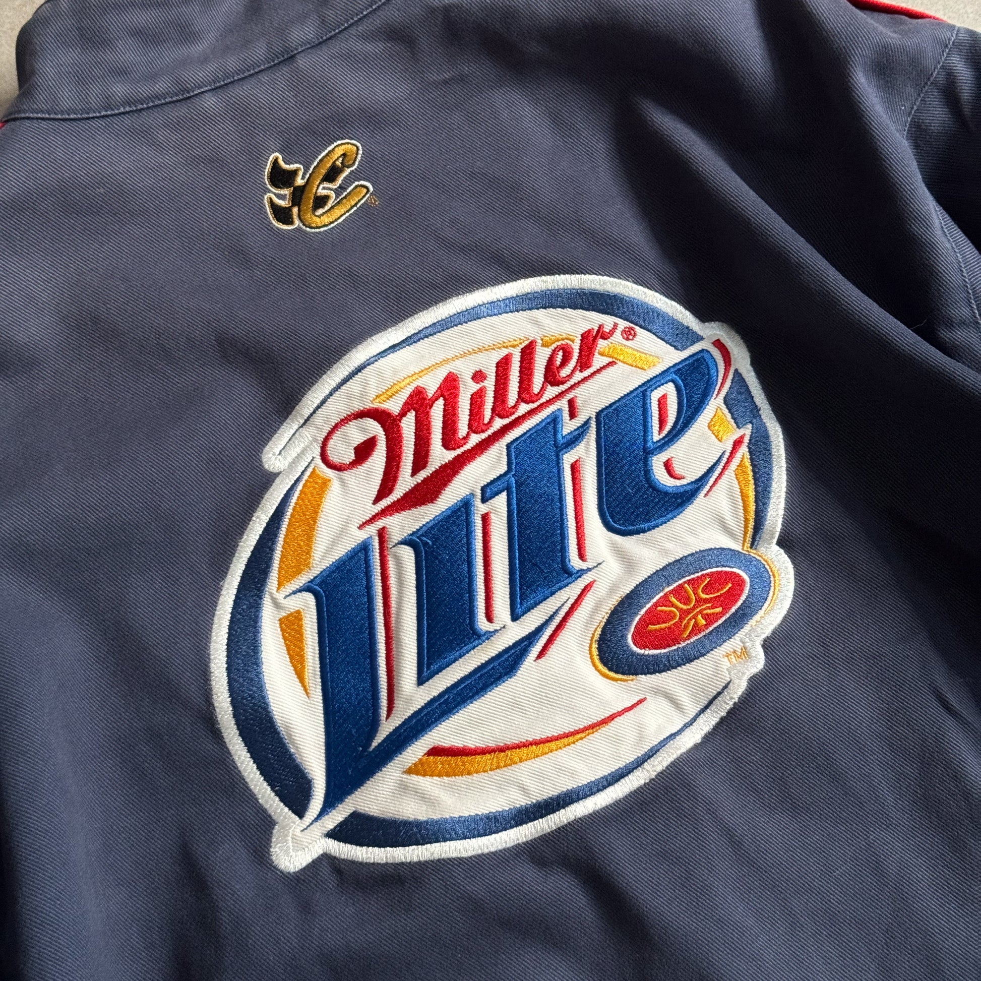 Chase Authentics NASCAR Rusty Wallace Miller Lite Jacket - M sullivansvintage