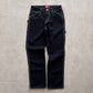 Dickies-Black-White-Stitching-Workwear-Pant-28in-sullivansvintage