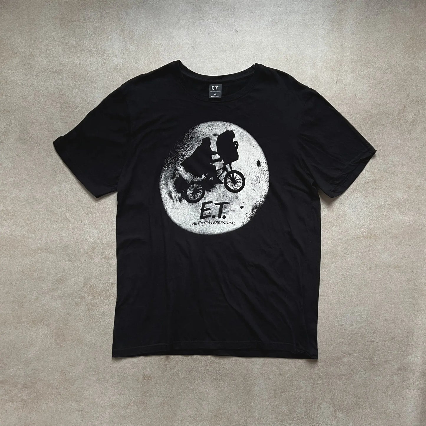 ET Movie Black T Shirt - XL sullivansvintage