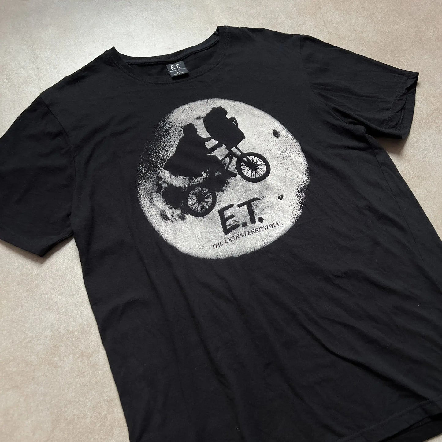 ET Movie Black T Shirt - XL sullivansvintage