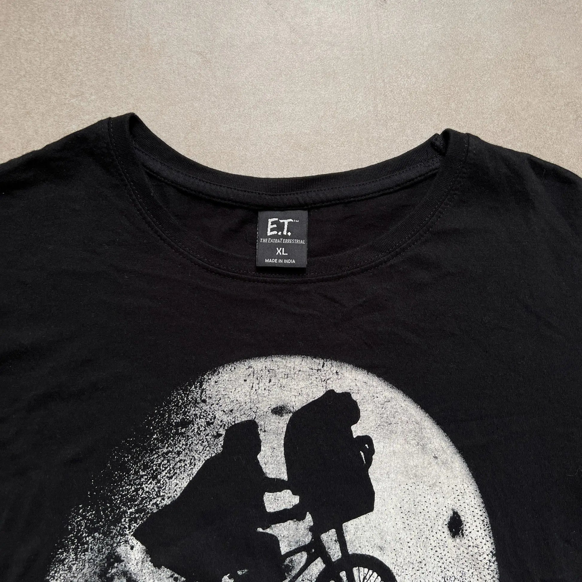 ET Movie Black T Shirt - XL sullivansvintage