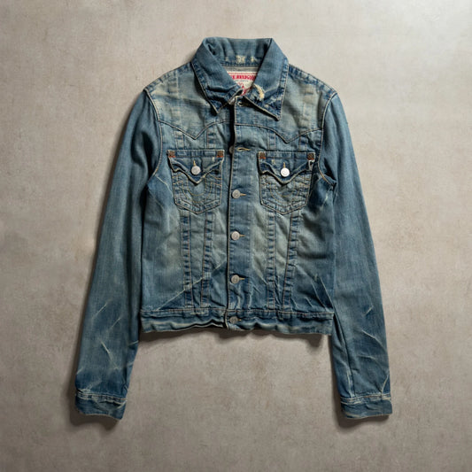 Vintage True Religion Denim Jacket - 3XS