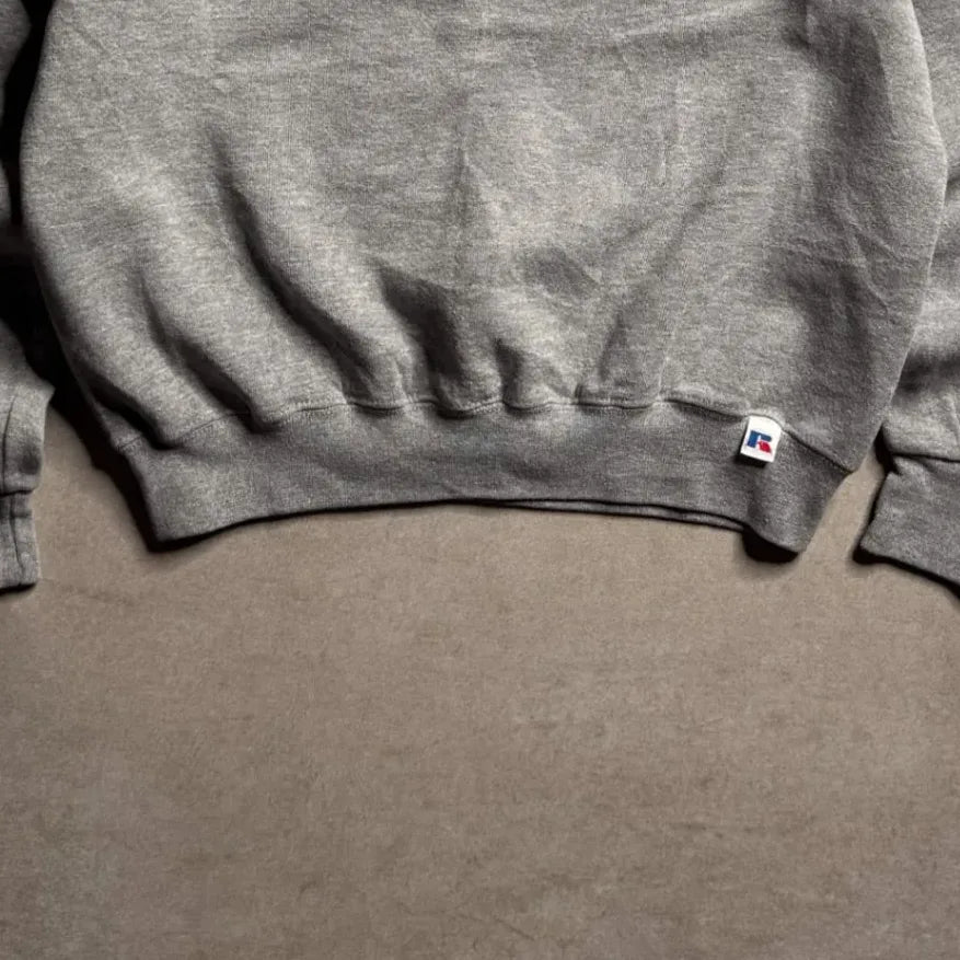 Vintage Russell Athletic Gray Sweater - XS Bottom