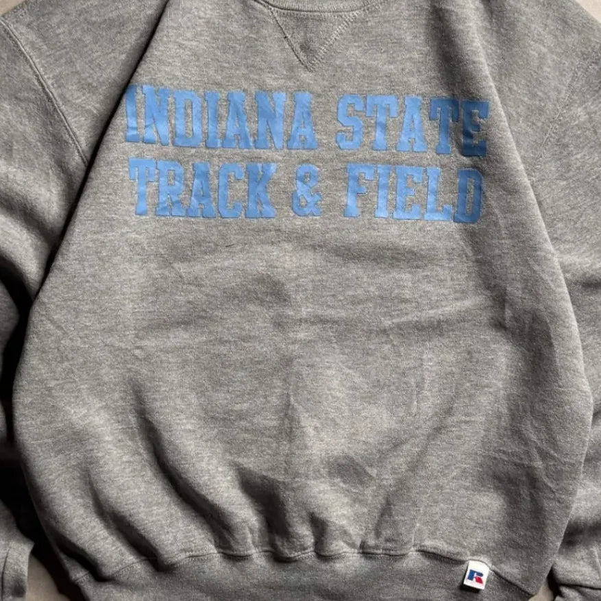 Vintage Russell Athletic Gray Sweater - XS Center