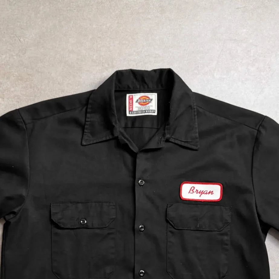 Vintage Dickies Black Shirt - M Top