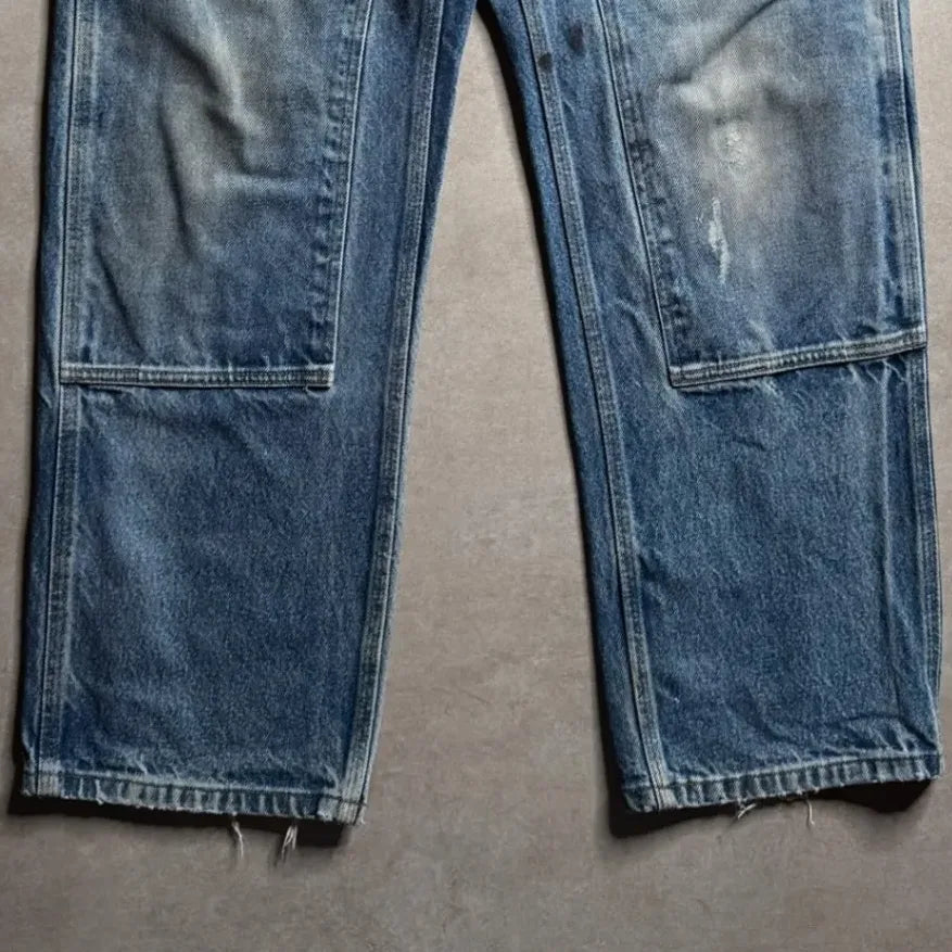 Vintage Carhartt Blue Double Knee Pant - 36x32 Bottom