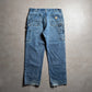 Vintage Carhartt Blue Double Knee Pant - 36x32