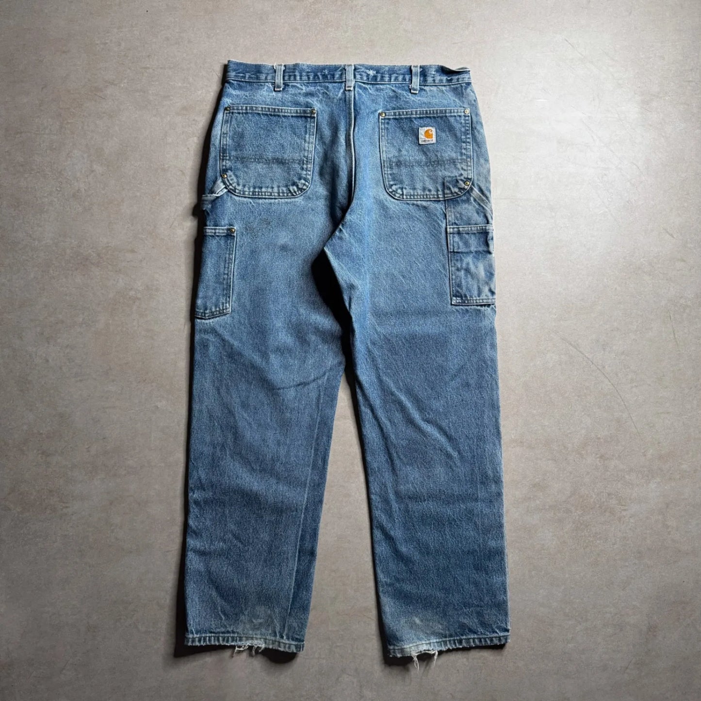 Vintage Carhartt Blue Double Knee Pant - 36x32