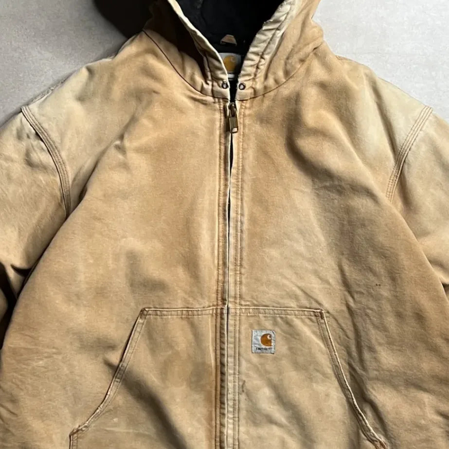 Vintage Carhartt Tan Active Jacket - XL Center