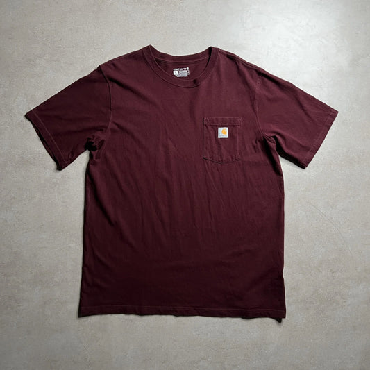 Vintage Carhartt Burgundy T-shirt - XL