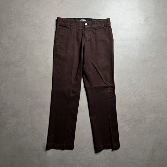 Vintage Dickies Brown Skateboarding Pants - 30x29
