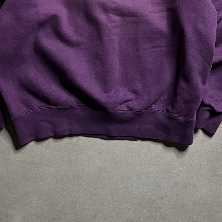 Vintage Russell Athletic Purple Sweatshirt - S Bottom