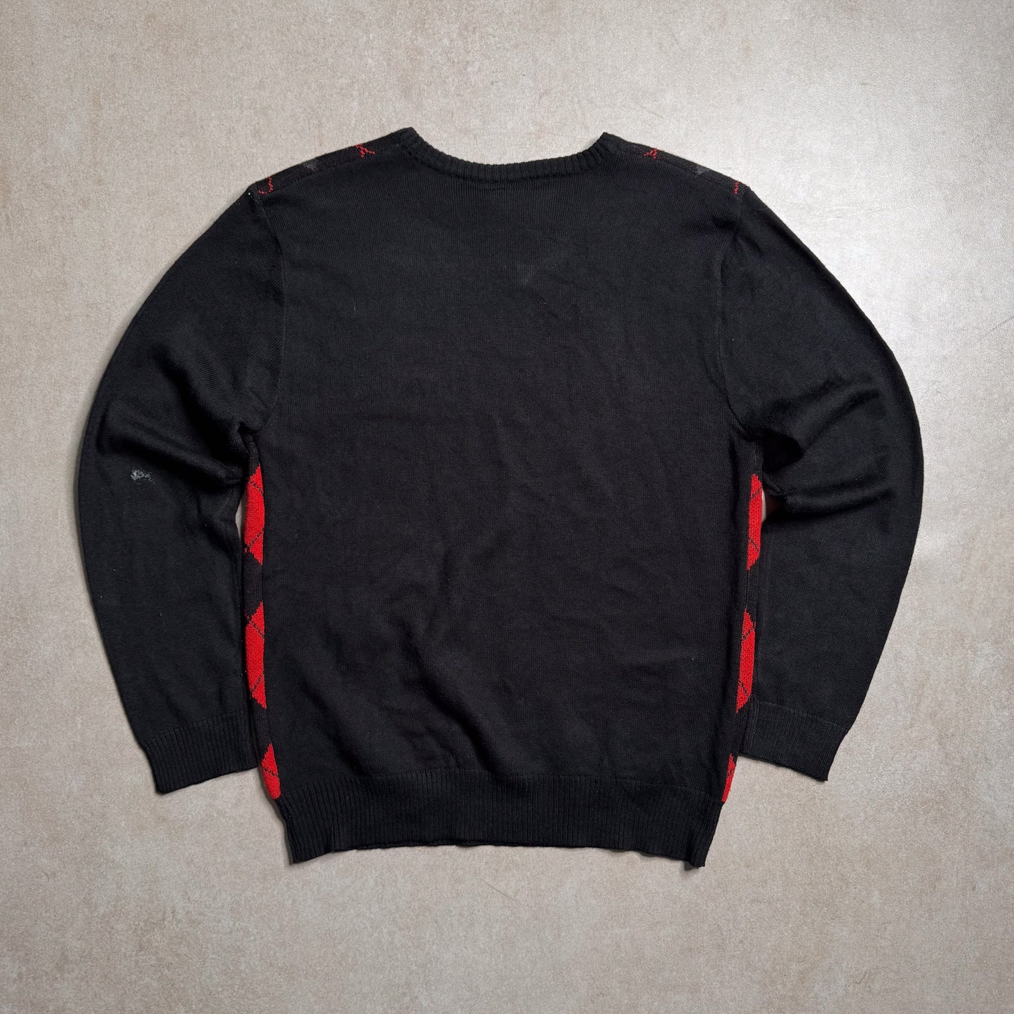 Vintage South Pole Black/Red Sweater - 3XS