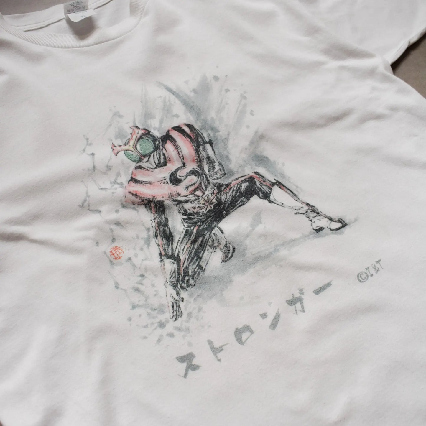 Kamen-Rider-50th-Anniversary-White-T-Shirt-XL-sullivansvintage