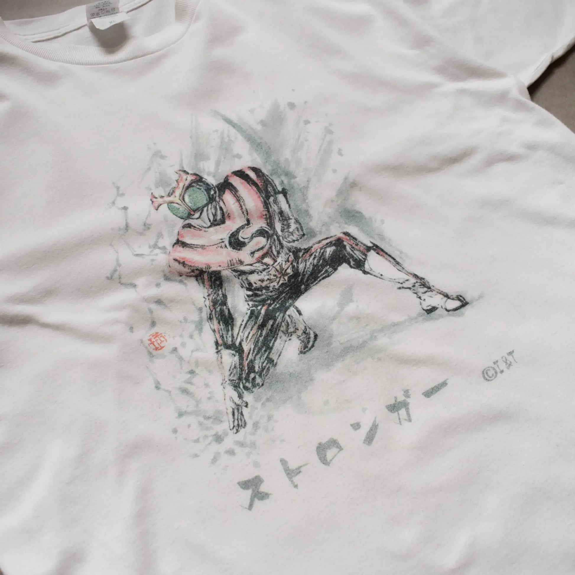 Kamen-Rider-50th-Anniversary-White-T-Shirt-XL-sullivansvintage