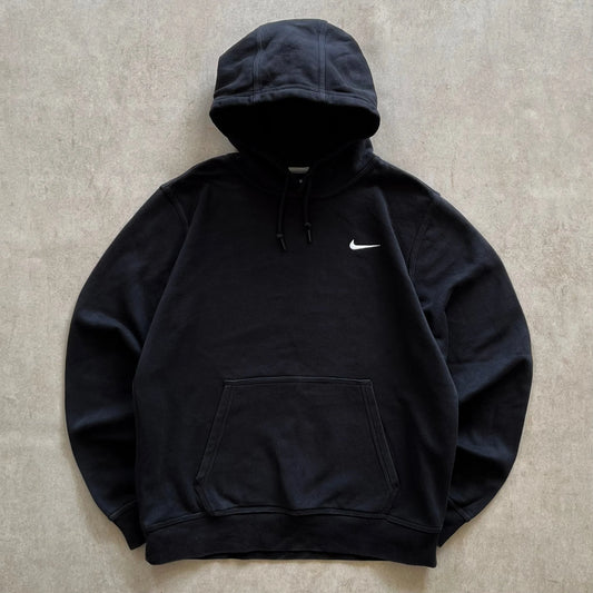 Nike-Black-Mini-Swoosh-Hoodie-L-sullivansvintage