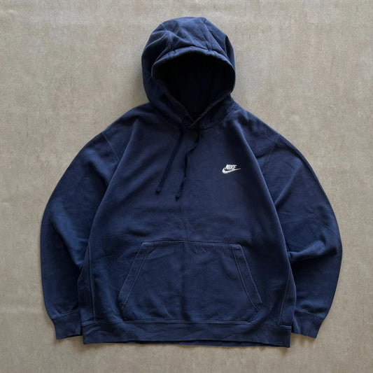 Nike-Navy-Script-Hoodie-M -sullivansvintage