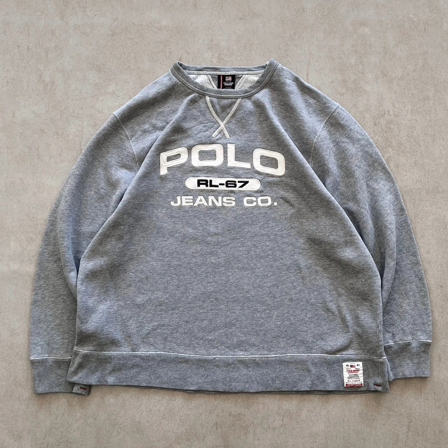Polo-Jeans-Company-RL-67-Grey-Sweater-2XL-sullivansvintage