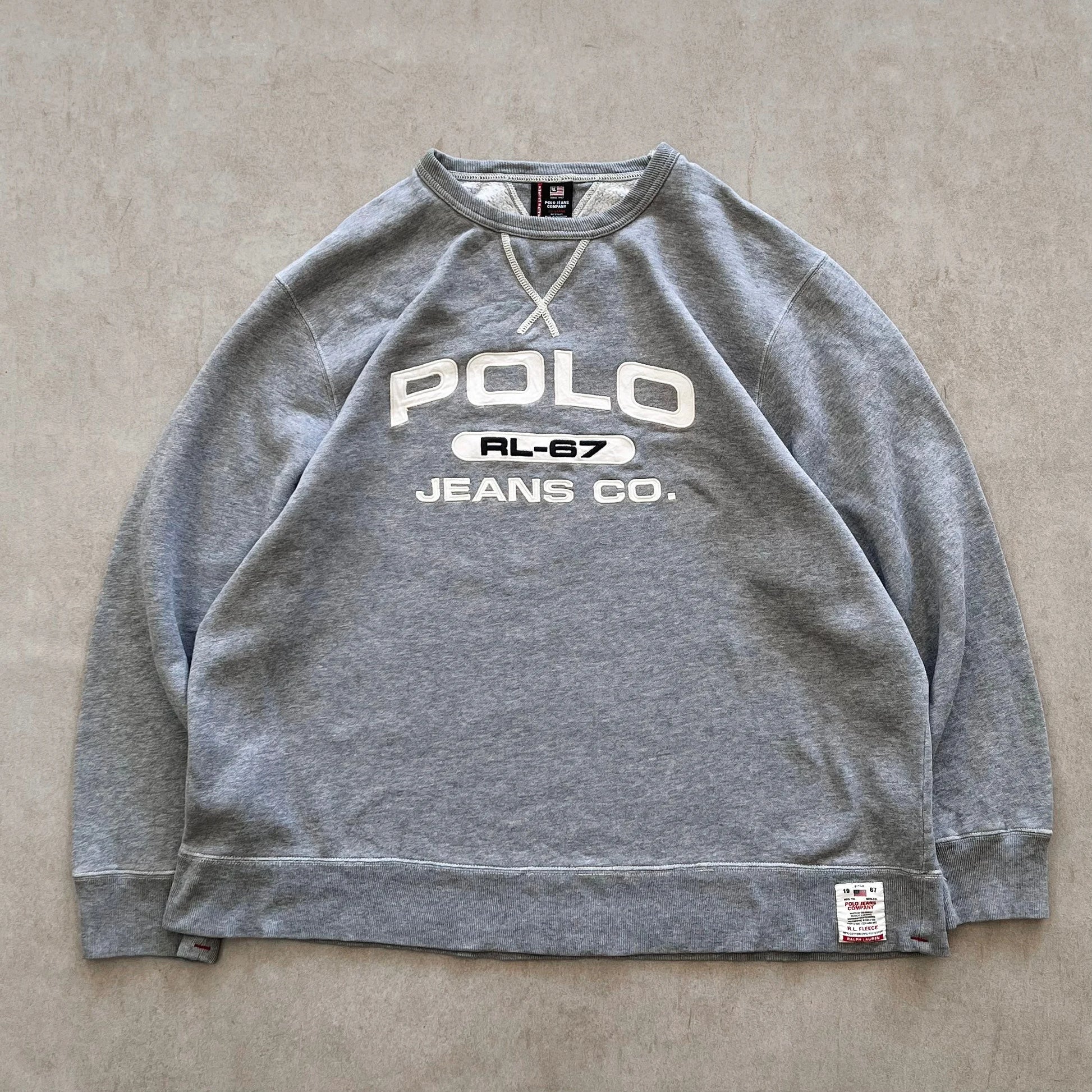 Polo-Jeans-Company-RL-67-Grey-Sweater-2XL-sullivansvintage