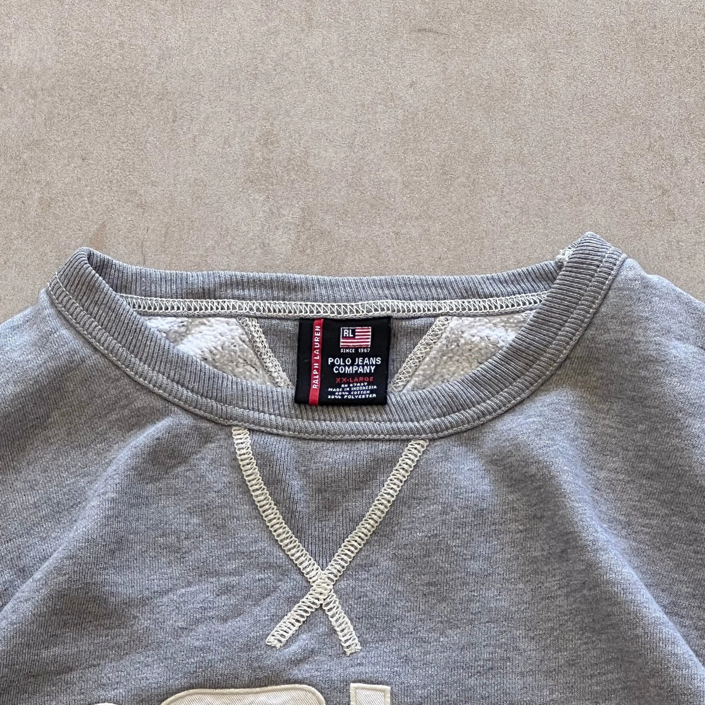 Polo-Jeans-Company-RL-67-Grey-Sweater-2XL-sullivansvintage
