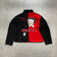 2000s JH Design Betty Boop Black/Red Racing Jacket - 2XL sullivansvintage