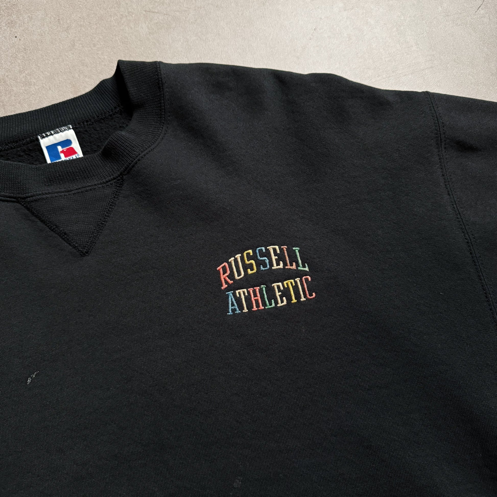 Russell Athletic Black Sweatshirt - XL sullivansvintage