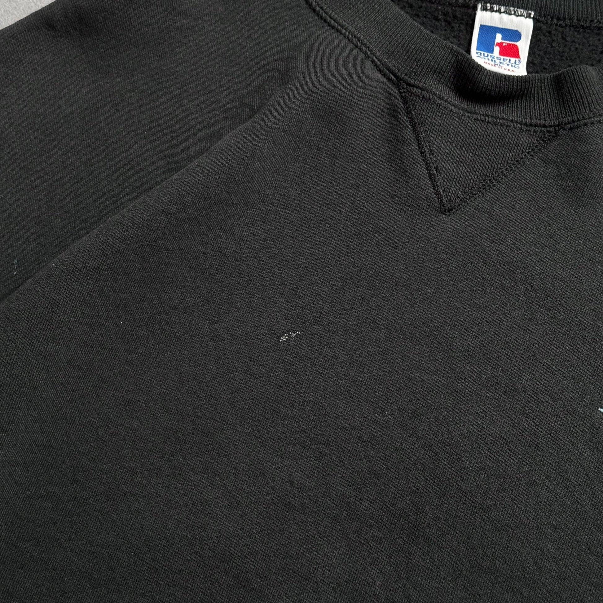 Russell Athletic Black Sweatshirt - XL sullivansvintage