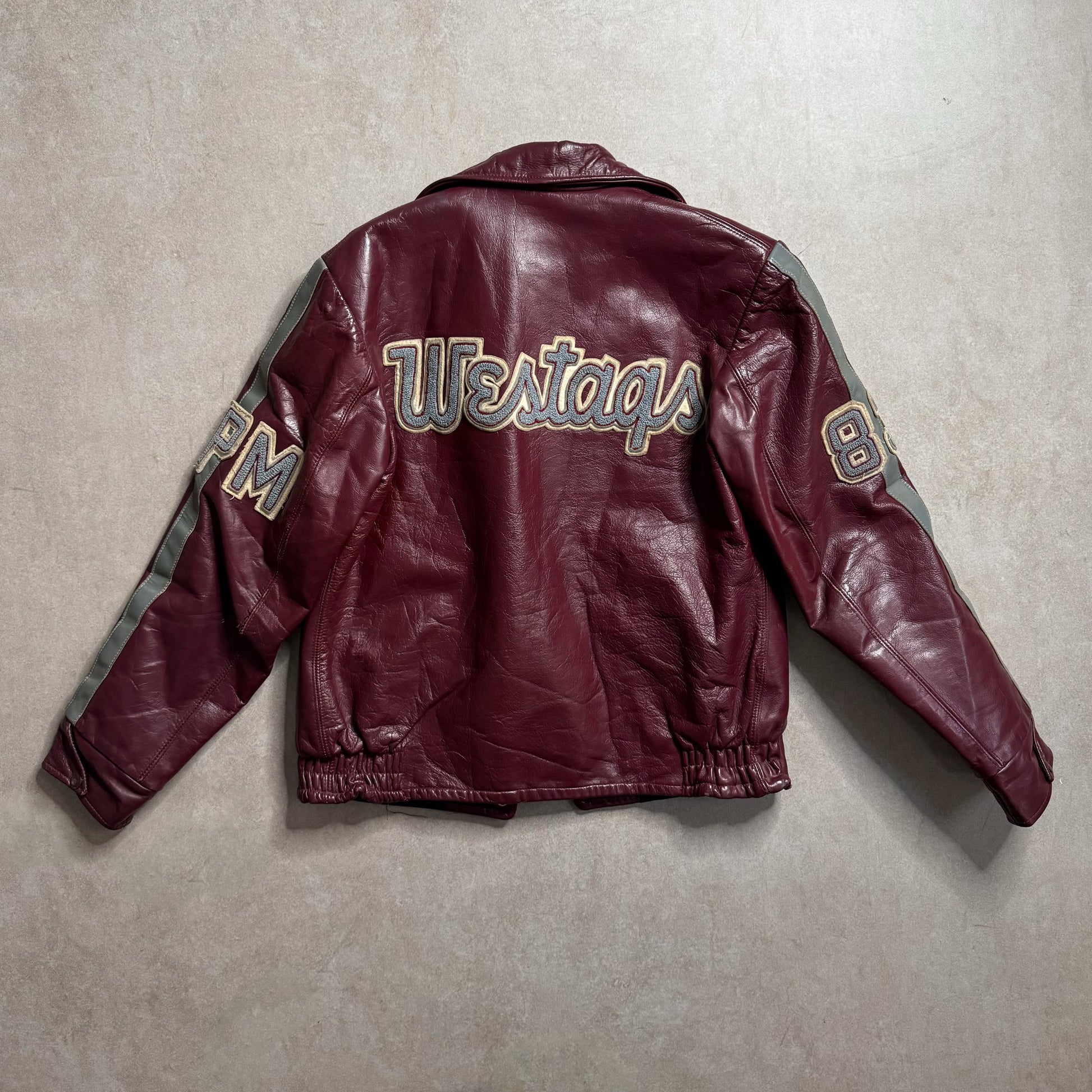 VIntage Dane Sport Burgundy Leather Jacket - S sullivansvintage