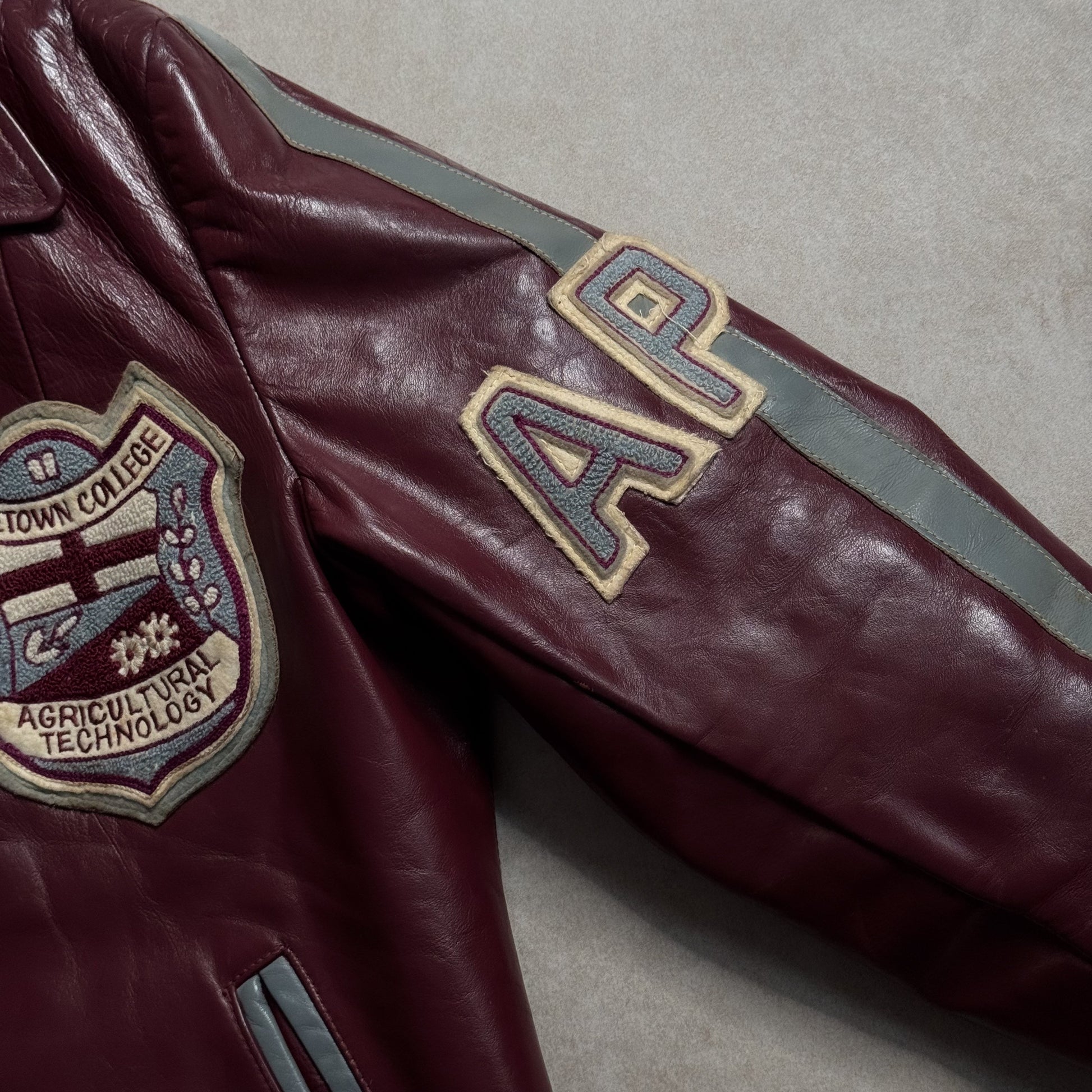 VIntage Dane Sport Burgundy Leather Jacket - S sullivansvintage