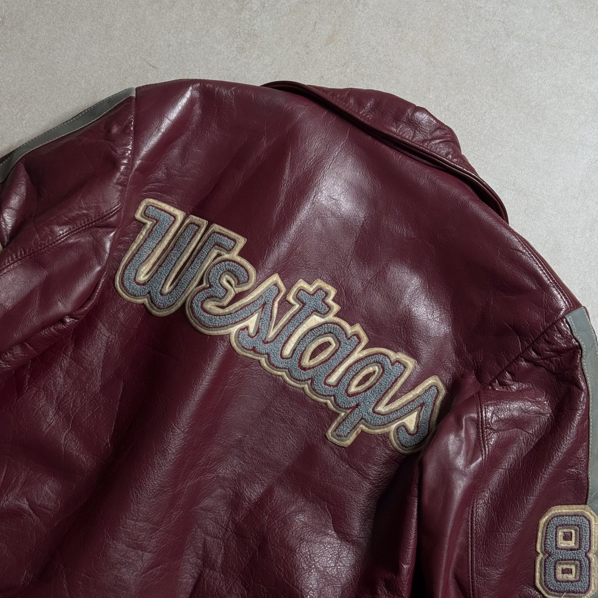 VIntage Dane Sport Burgundy Leather Jacket - S sullivansvintage