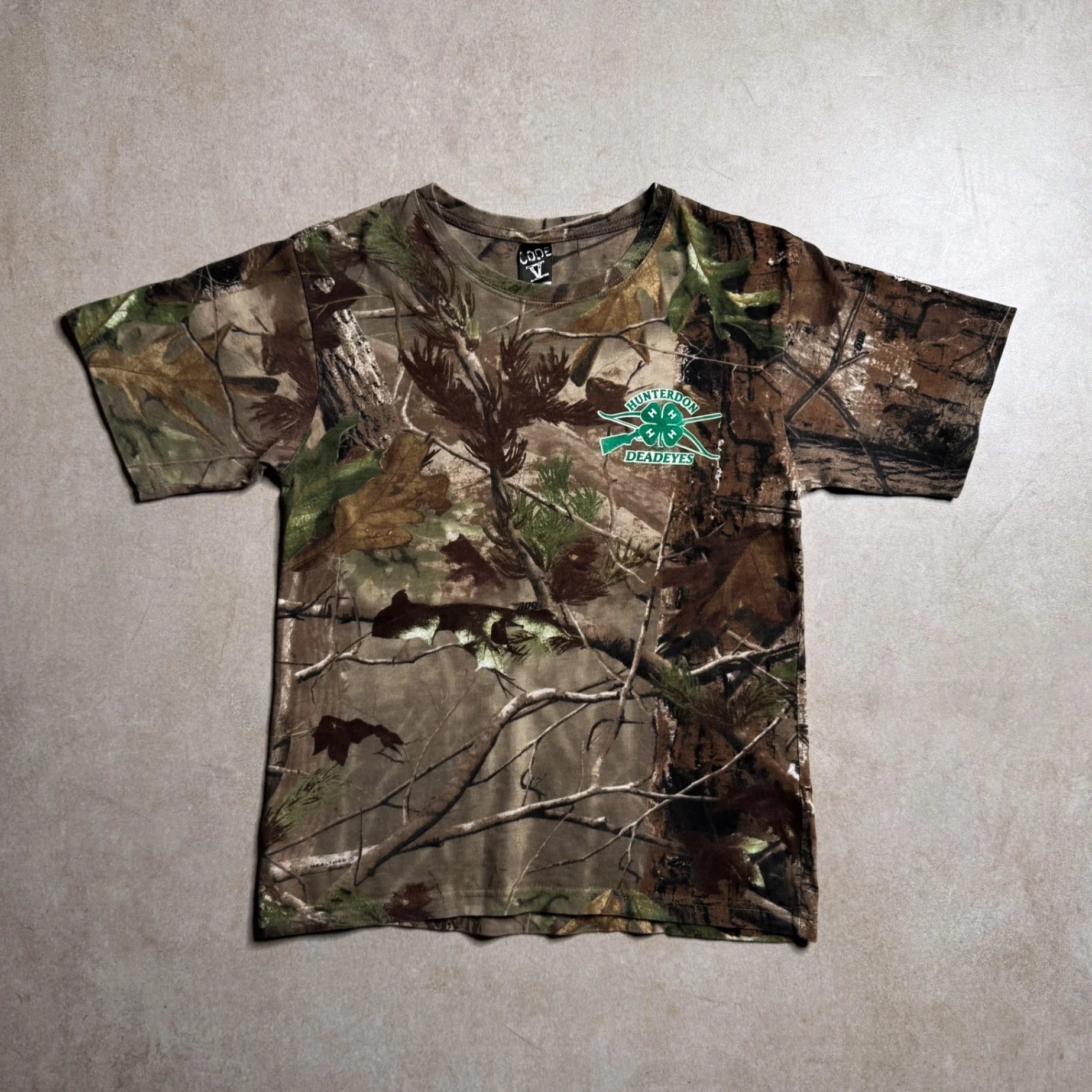 Vintage CODE V Realtree Hunterdon Deadeye T-shirt - 3XS