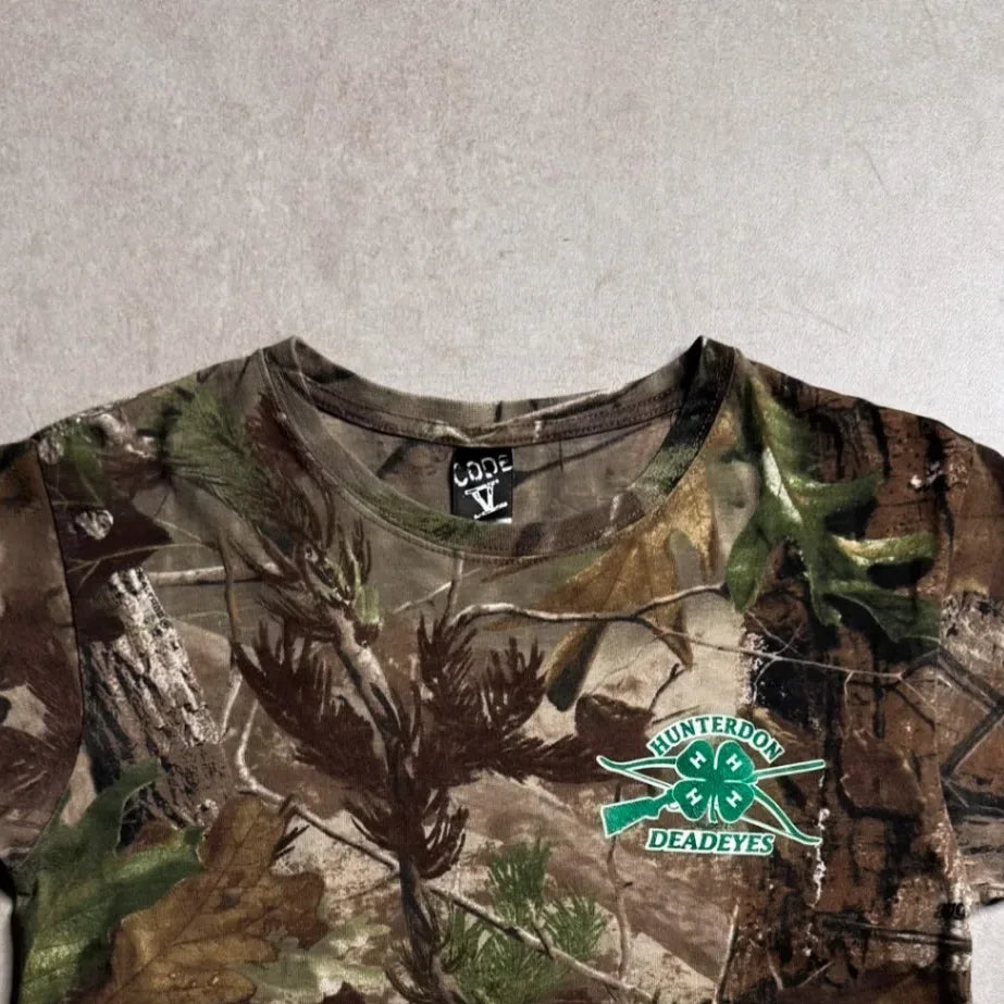 Vintage CODE V Realtree Hunterdon Deadeye T-shirt - 3XS