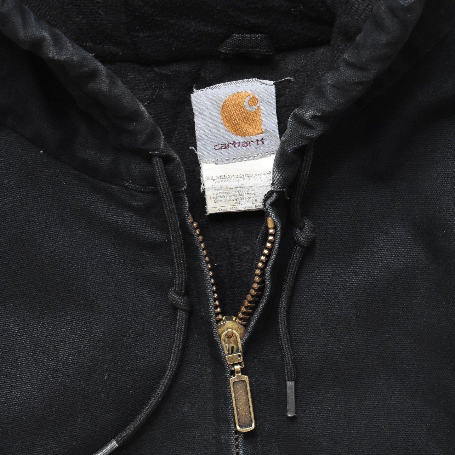 Vintage Carharrt Black Active Hoodie Jacket - XL sullivansvintage