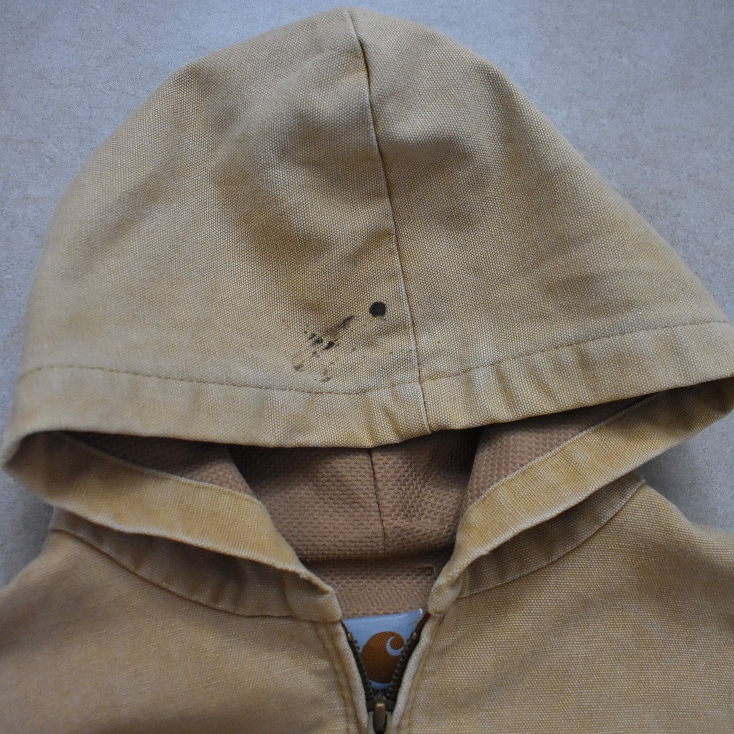 Vintage Carhartt Beige Active Hoodie Jacket - L sullivansvintage