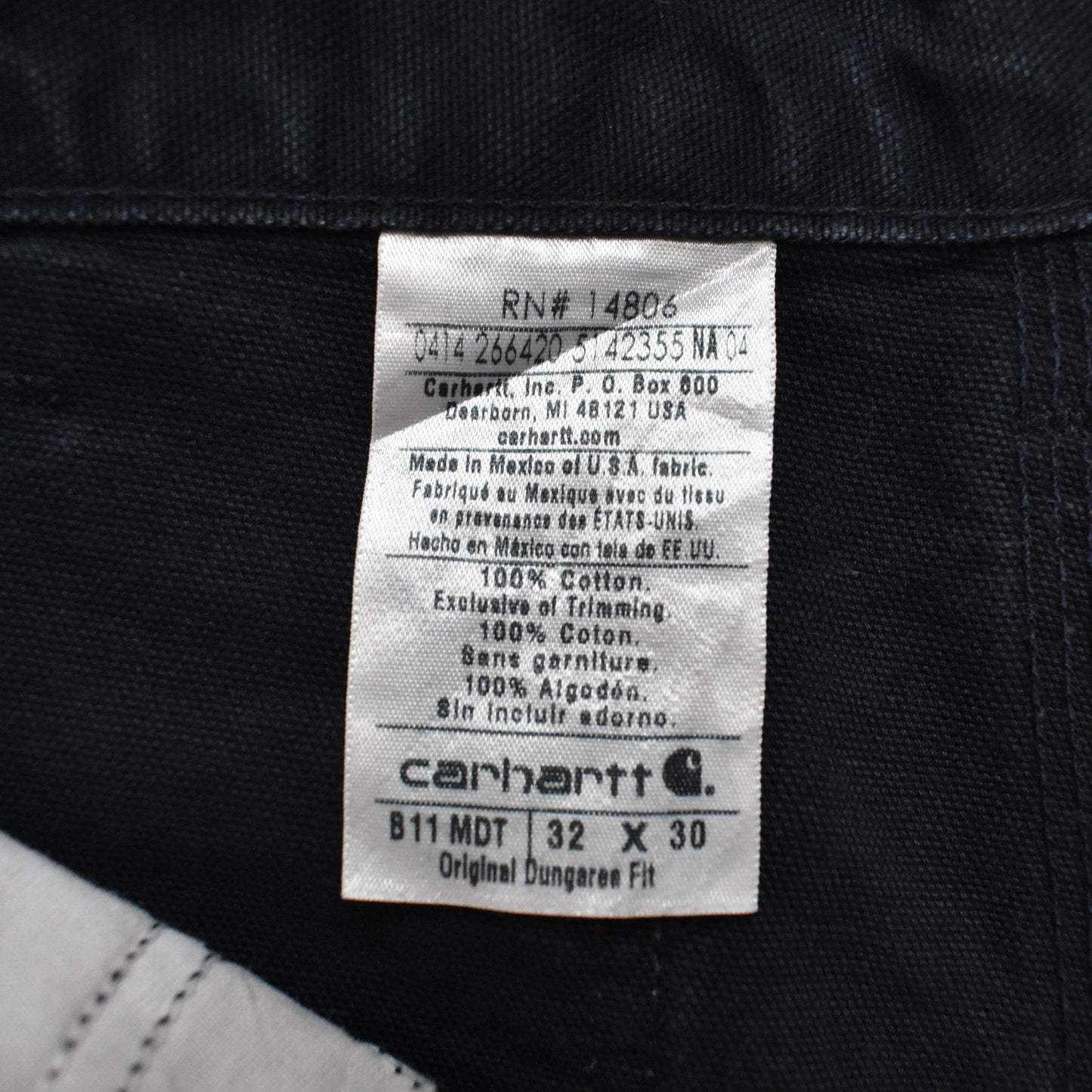 Vintage Carhartt Black Carpenter Work Pants - 32in sullivansvintage