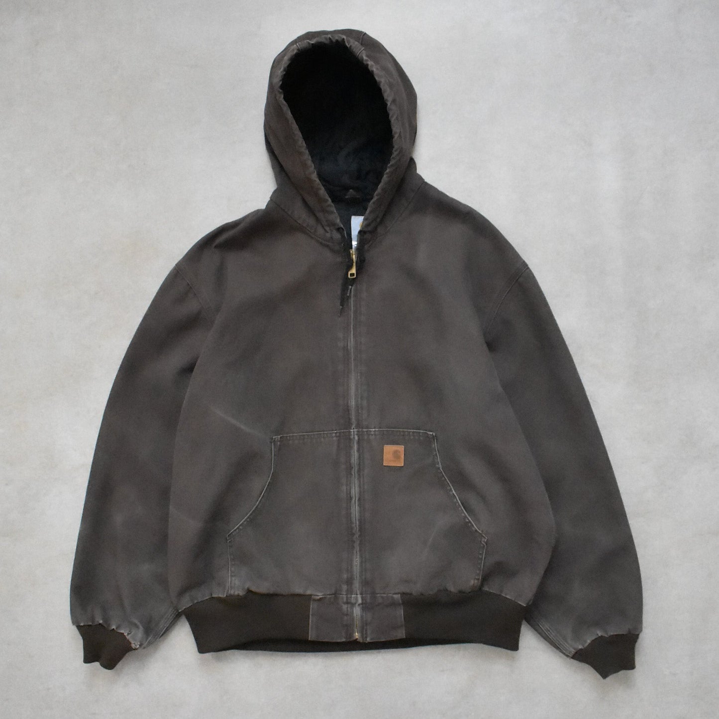 Vintage Carhartt Brown Active Hoodie Jacket - XL sullivansvintage