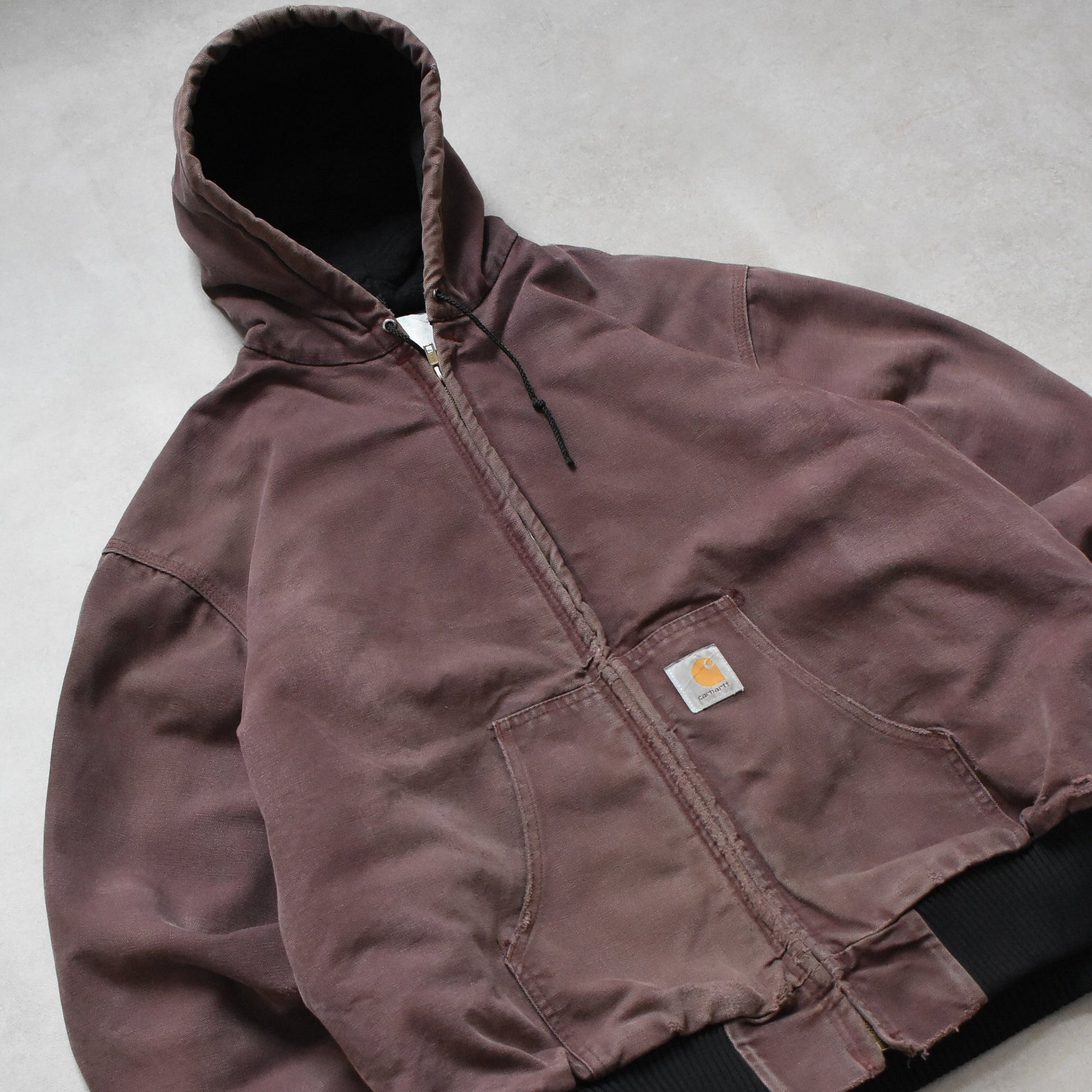 Vintage Carhartt Brown Active Hoodie Jacket - L sullivansvintage