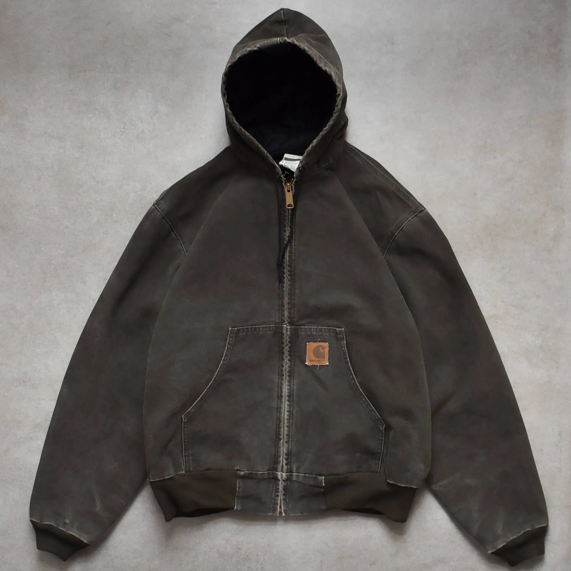 Vintage Carhartt Brown Active Hoodie Jacket - XL sullivansvintage