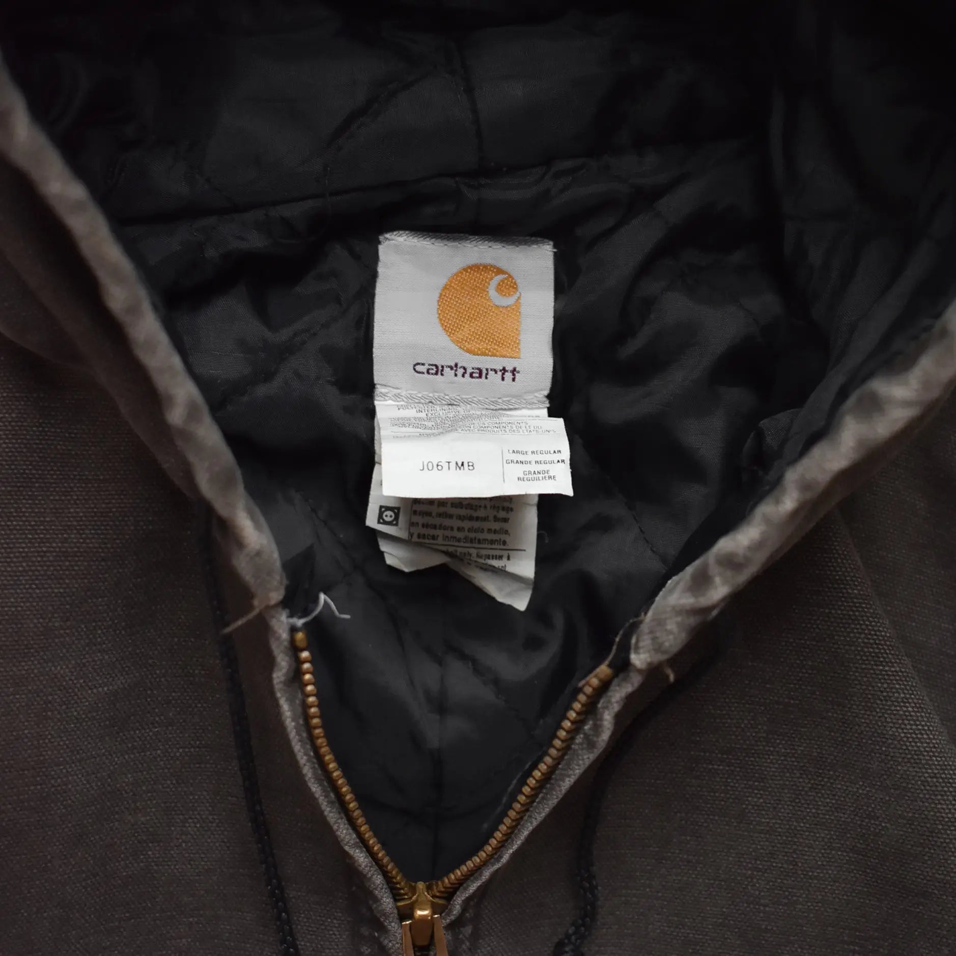 Vintage Carhartt Brown Active Hoodie Jacket - XL sullivansvintage