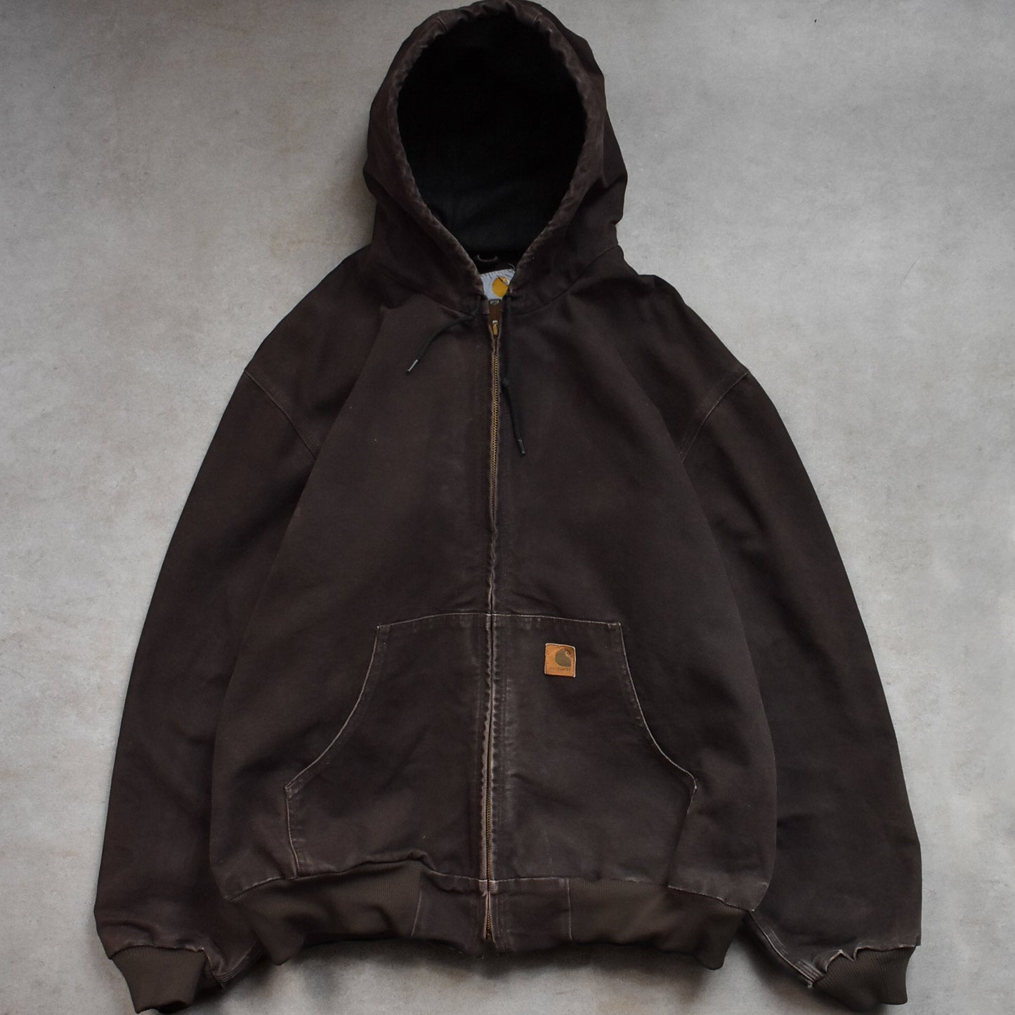 Vintage Carhartt Brown Active Hoodie Jacket - XL sullivansvintage