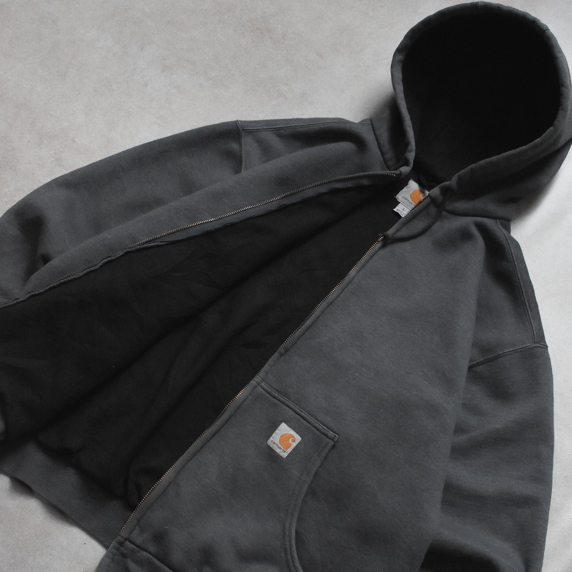 Vintage Carhartt Grey Fleece Hoodie - L sullivansvintage