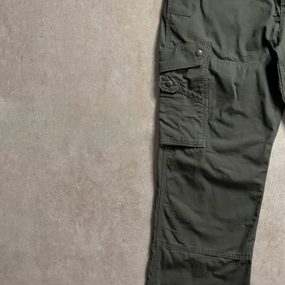 Vintage Carhartt Olive Cargo Pants - 38x44 Left