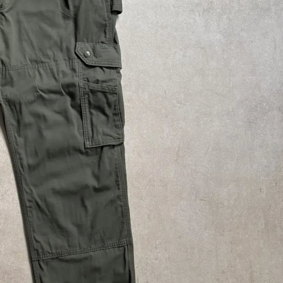 Vintage Carhartt Olive Cargo Pants - 38x44 Right