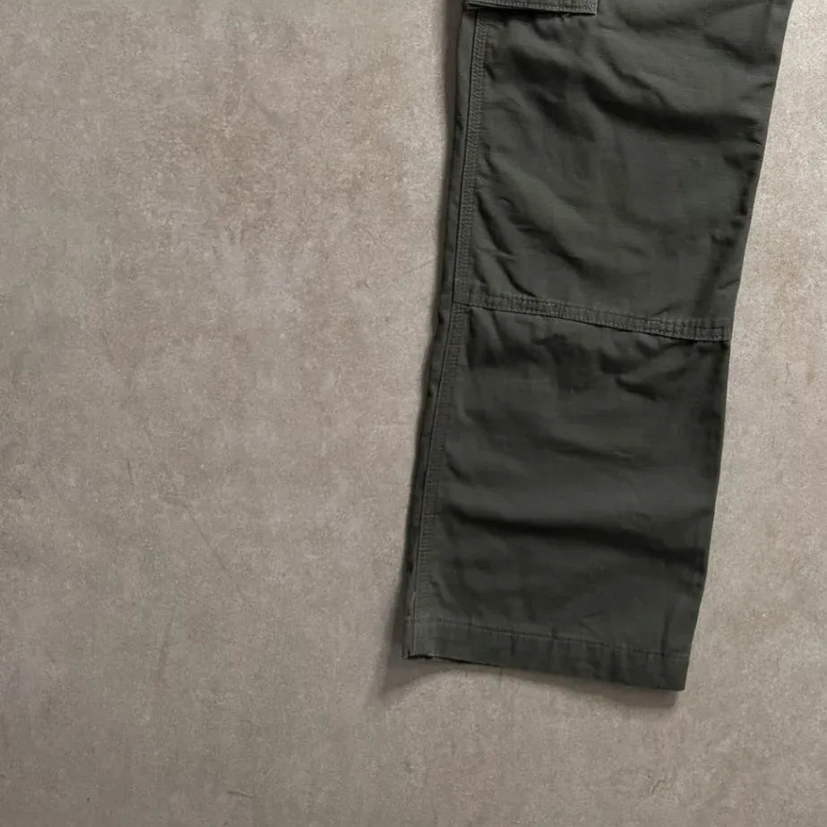 Vintage Carhartt Olive Cargo Pants - 38x44 Bottom Left