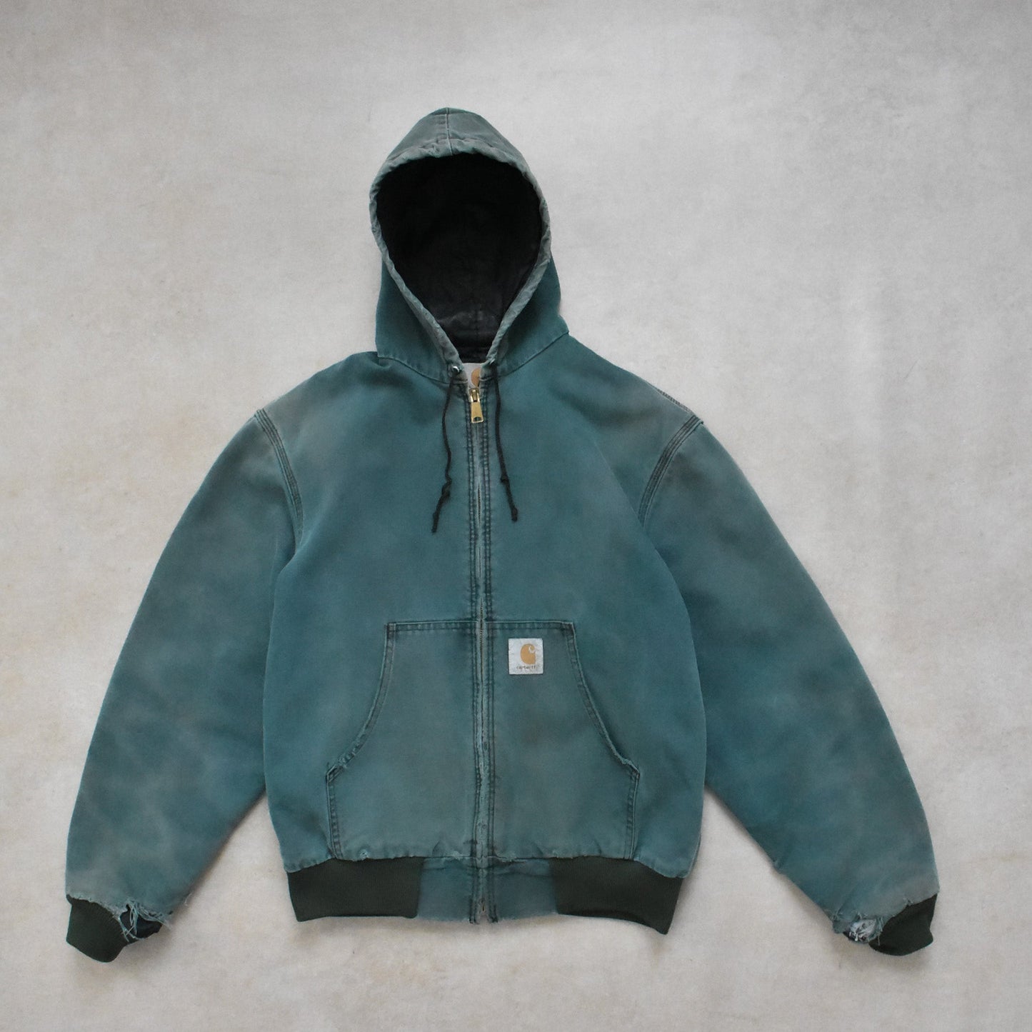 Vintage Carhartt Teal Active Hoodie Jacket - S sullivansvintage