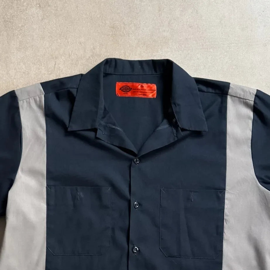 Vintage Dickies Navy Shirt - M Top