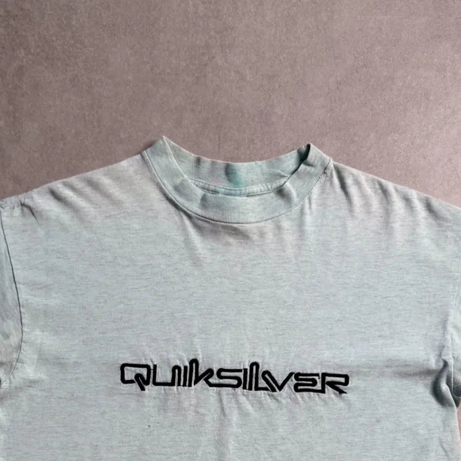 Vintage Embroidered QuickSilver T-Shirt - S