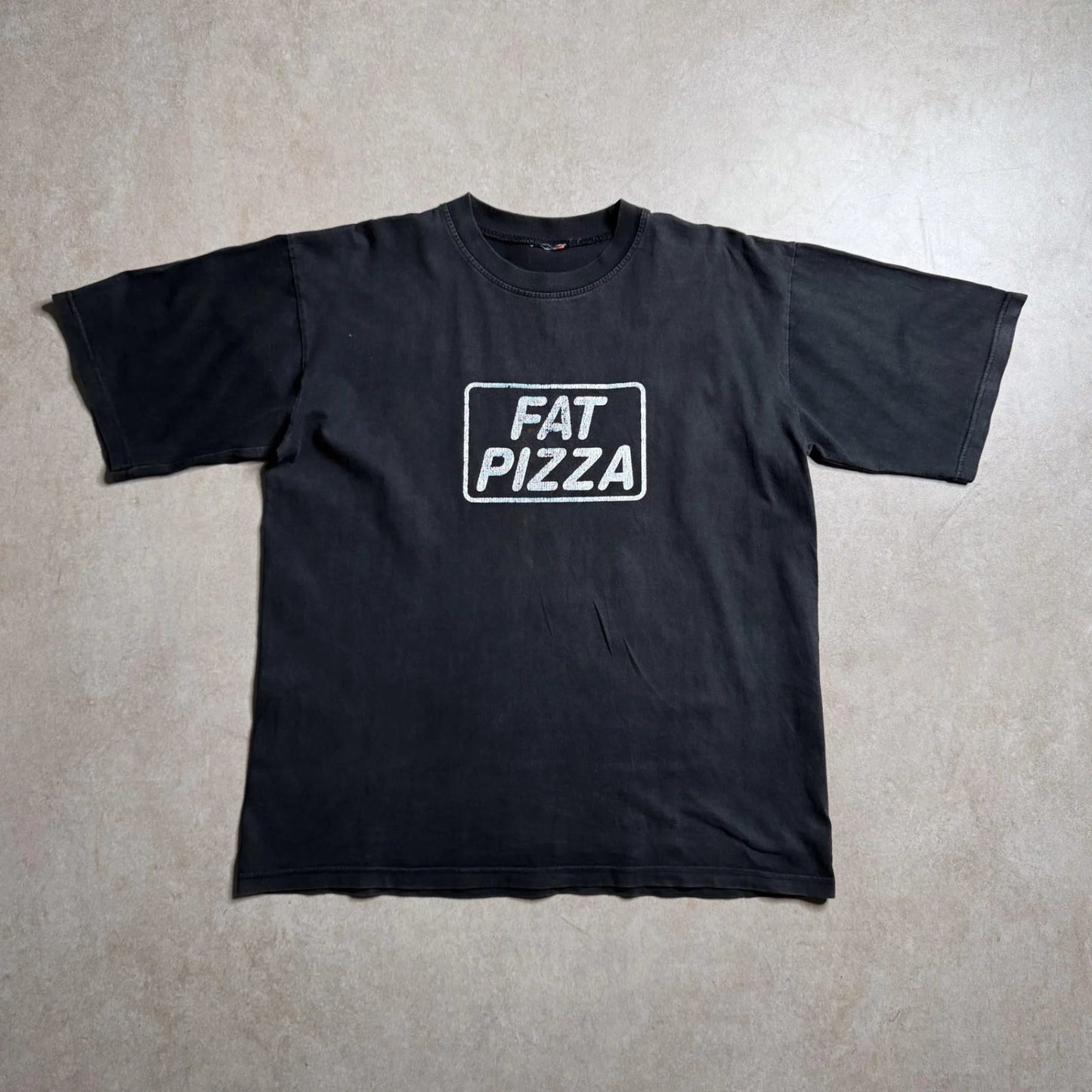 Vintage Fat Pizza T-Shirt - M