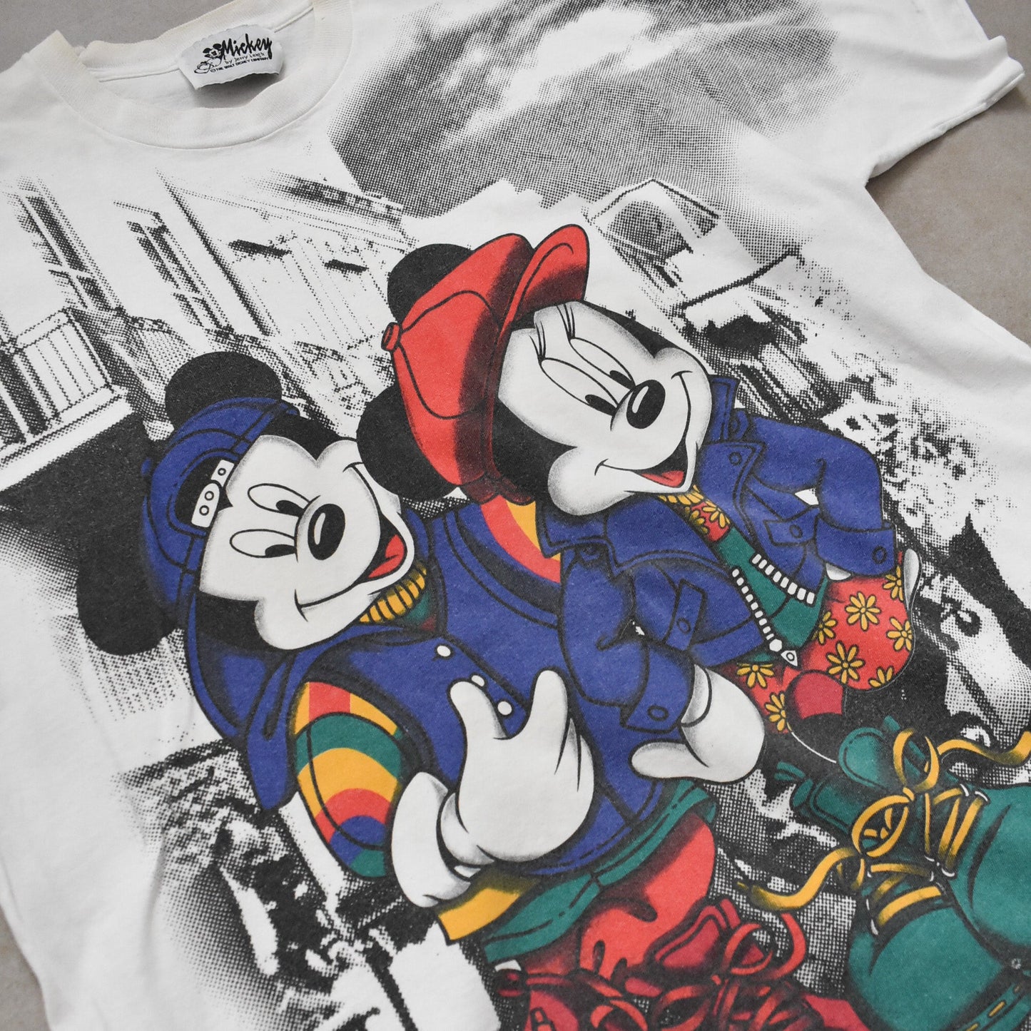 Vintage Mickey & Mini White T Shirt By Jerry Leigh - XL sullivansvintage