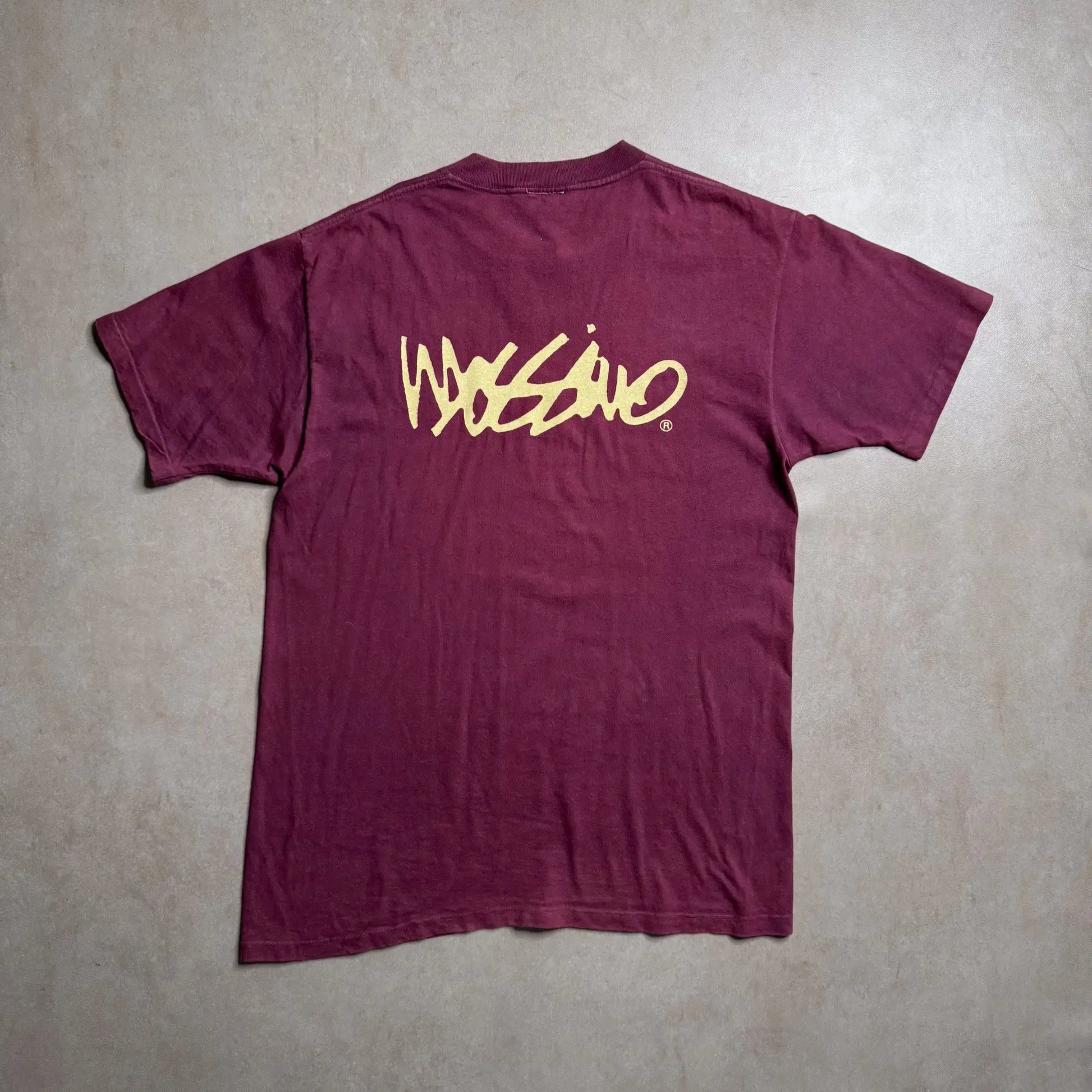 Vintage Mossimo Burgandy T-shirt - XS Mossimo